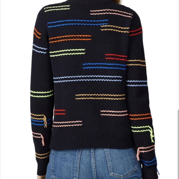 In cashmere multi pullover sweater size small - Picture 3 of 8